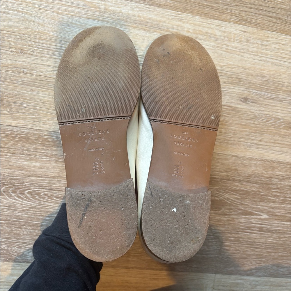 Sezane André Loafers Ecru Lisse - Size 41 - Picture 4 of 5